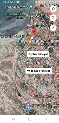 A planta de Villa Dunas Jeri