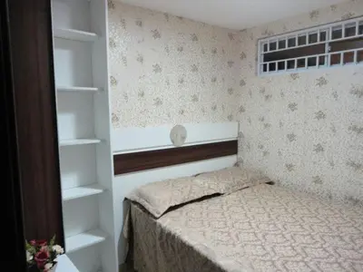 A planta de Apart Vista Mar para até 6 pessoas