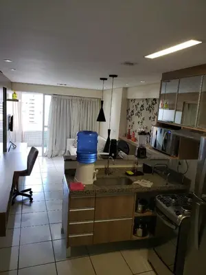 A cozinha ou kitchenette de Beach Class Fortaleza