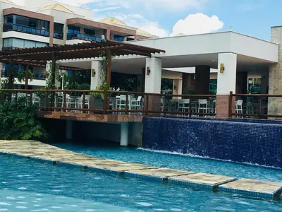 A piscina em ou perto de Wai Wai Cumbuco Apartamento Térreo