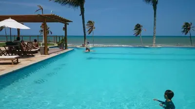 A piscina em ou perto de Wai Wai Cumbuco Apartamento Térreo
