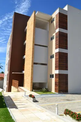 O edifício onde o apartamento está situado