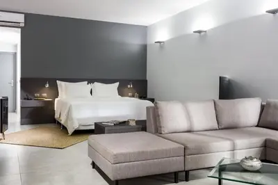 Uma cama ou camas num quarto em Essenza Dune Hotel