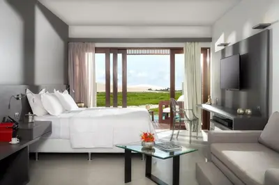 Uma cama ou camas num quarto em Essenza Dune Hotel