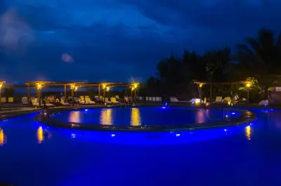 A piscina em ou perto de Long Beach