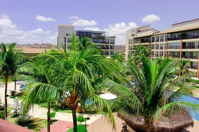 O edifício onde o apartamento está situado