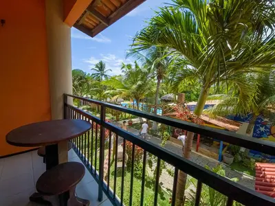 Uma varanda ou terraço em Pousada Brasil Cumbuco