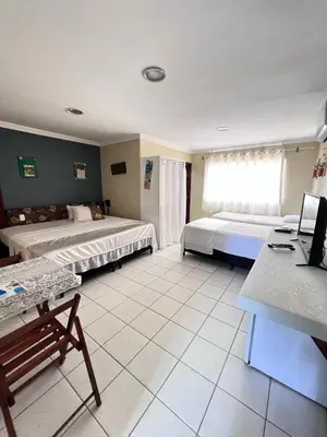 Uma cama ou camas num quarto em Marbello Ariau Hotel