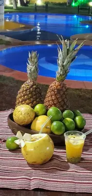 Refeições na casa de férias ou nas proximidades