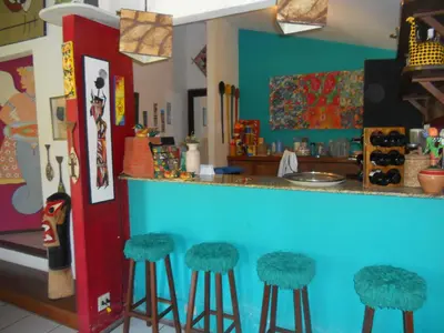 A área de bar ou lounge em Pousada Temperança