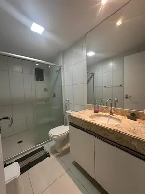 Uma casa de banho em Apartamento - Resort Golf Ville