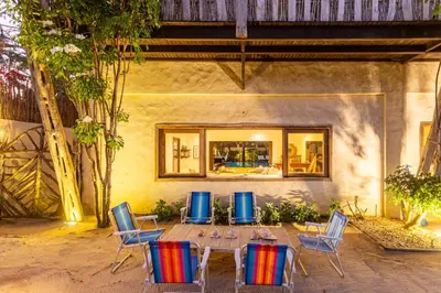 Um pátio ou outra área exterior em Casa Elea
