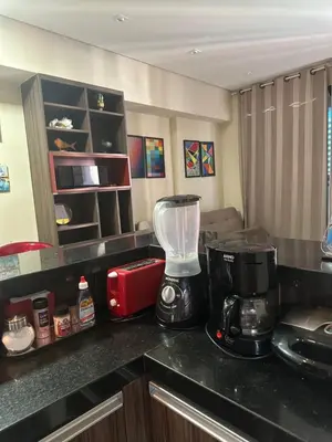 A cozinha ou kitchenette de Landscape Beira Mar Fortaleza