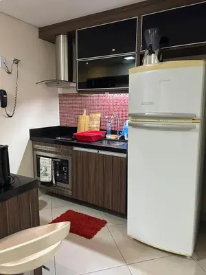 A cozinha ou kitchenette de Landscape Beira Mar Fortaleza