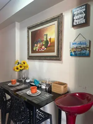 Uma área de estar em Landscape Beira Mar Fortaleza