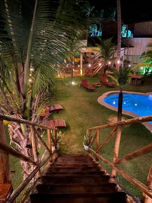 A piscina em ou perto de Pousada Bate Vento