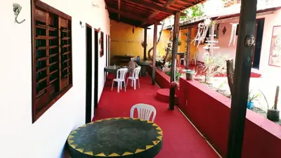 Uma área de estar em Hospedagem da Keila Matos