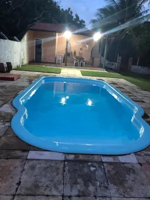 A piscina em ou perto de Casa de 4 quartos á 6Km da praia de Lagoinha-ce