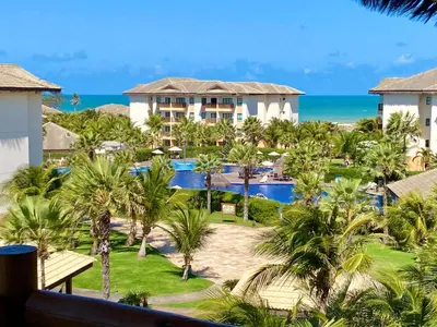 A piscina em ou perto de VG Sun Cumbuco - Apartamento de Temporada na Praia do Cumbuco
