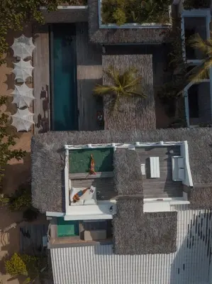 Uma varanda ou terraço em Villa Praia - La Villa Group
