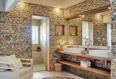 Uma casa de banho em Villa Praia - La Villa Group