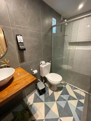 Uma casa de banho em Pousada do Paiva