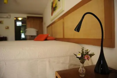 Uma cama ou camas num quarto em Pousada do Paiva