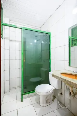 Uma casa de banho em Olho D'Água Pousada