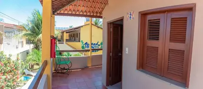Uma varanda ou terraço em Pousada Fortaleza