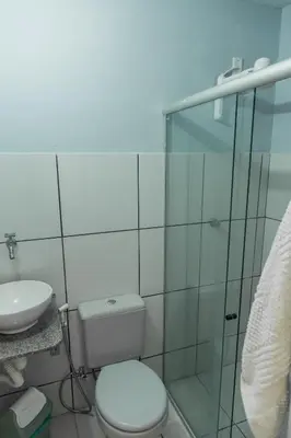 Uma casa de banho em Pousada Fortaleza