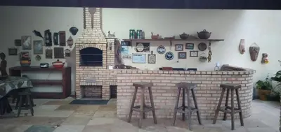 A planta de Casa de veraneio