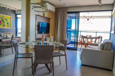 Uma área de estar em Beira Mar Fortaleza Landscape Platinum