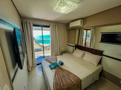 Uma televisão e/ou sistema de entretenimento em Beira Mar Fortaleza Landscape Platinum