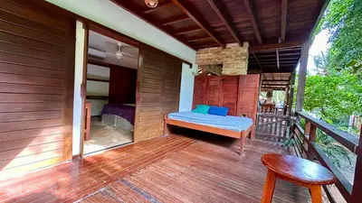 Uma varanda ou terraço em Casas MyM BOUGANVILLE 1 e 2
