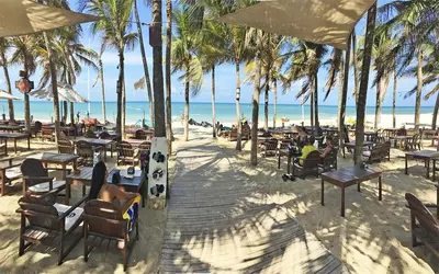 Uma praia em ou perto do hotel