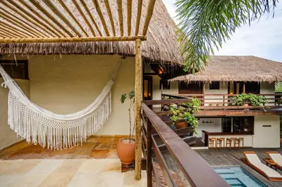 Uma varanda ou terraço em Villa Niros - Aldeia Jericoacoara