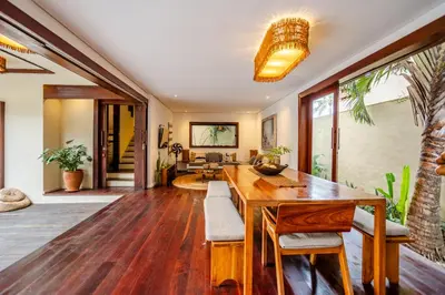 Uma área de estar em Villa Niros - Aldeia Jericoacoara