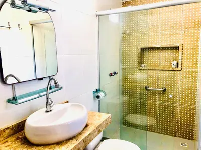 Uma casa de banho em Pousada Portal da Ilha