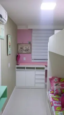 Uma cama ou camas num quarto em Apartamento em Golf Ville Resort