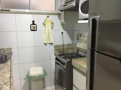 A cozinha ou kitchenette de Condomínio Palm Beach