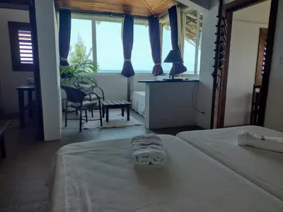 Uma cama ou camas num quarto em WegoKite Stars