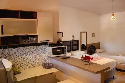 A cozinha ou kitchenette de Sunset Jeri Flat ate 3x