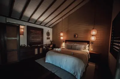 Uma cama ou camas num quarto em Vila Selvagem Hotel Contemporaneo