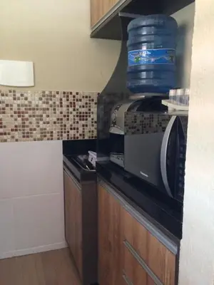 A cozinha ou kitchenette de Guaramiranga Apart Monte Verde