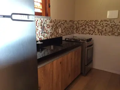 A cozinha ou kitchenette de Guaramiranga Apart Monte Verde