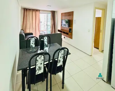 Uma televisão e/ou sistema de entretenimento em Brisa do Mar Apartments