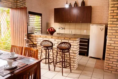 A cozinha ou kitchenette de Casa triplex Lagoinha