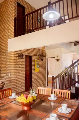 Uma área de estar em Casa triplex Lagoinha