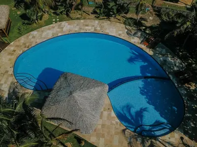 A piscina em ou perto de Casas Capulana
