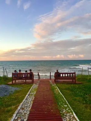 Paisagem natural perto da casa de férias